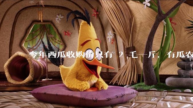 今年西瓜收购价只有 2 毛一斤，有瓜农把西瓜扔池塘，现在超市西瓜仍几元一斤，为何会这样？